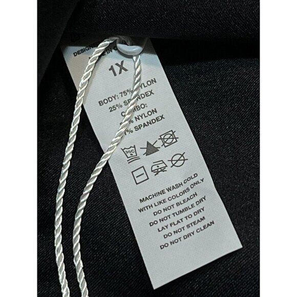 Alala Tilly Long Sports Bra 1X Black NWT - Picture 3 of 7